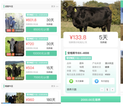 农场认购养殖系统牧场养殖系统畜牧认购系统